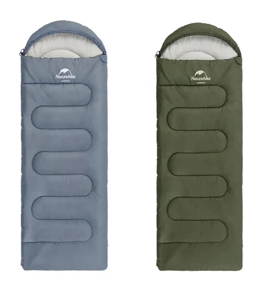 Naturehike Y150L Zarf Tarzı Kapüşonlu Pamuklu Uyku Tulumu -6°C ürün görseli 1