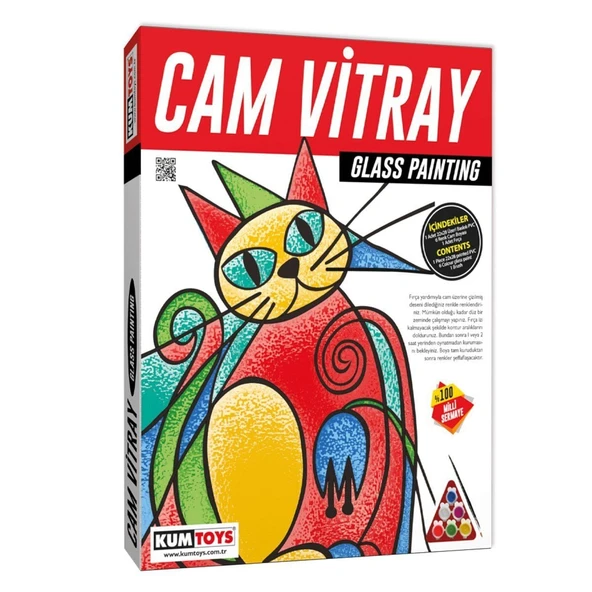 5001 KumToys Cam Vitray - Glass Painting / +6 yaş ürün görseli 1