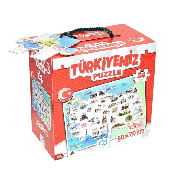 CA.5079 TÜRKİYEMİZ YER PUZZLE ürün görseli 1