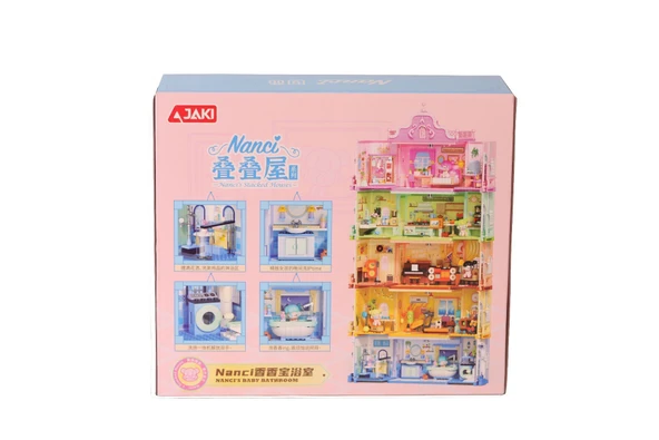 HK134 JAKİ BANYO DUŞ MODEL 235 PARÇA BLOCK OYUNCAK - Resim 2