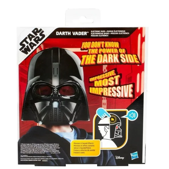 F9498 Star Wars Darth Vader Elektronik Maske - Resim 6