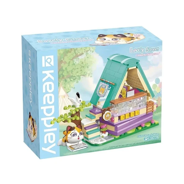 KP28018 Keeppley Lovely Street - Calico Cat Comic House 324 Parça Yapım Seti ürün görseli 1