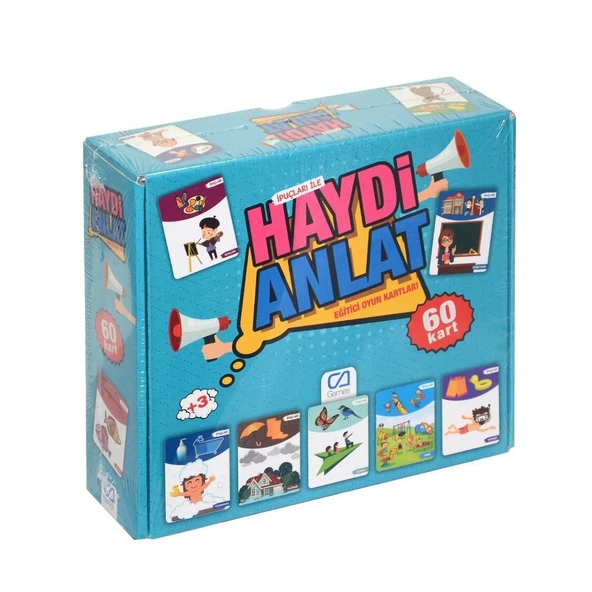 5080 CA Games, Haydi Anlat - Eğitici Oyun Kartları / +3 yaş ürün görseli 1