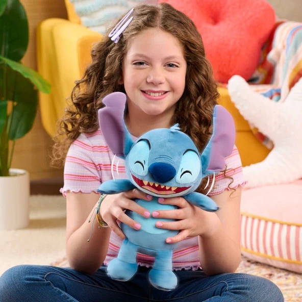 TTC35000 Stitch Kıkırdayan Peluş - Resim 3