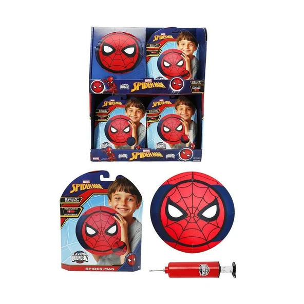 73298 SUN-EOL-PELUŞ LITTLE BIGGIES BOUNCERZ READY TO BOUNCE SPIDERMAN SMAN 9D ürün görseli 1