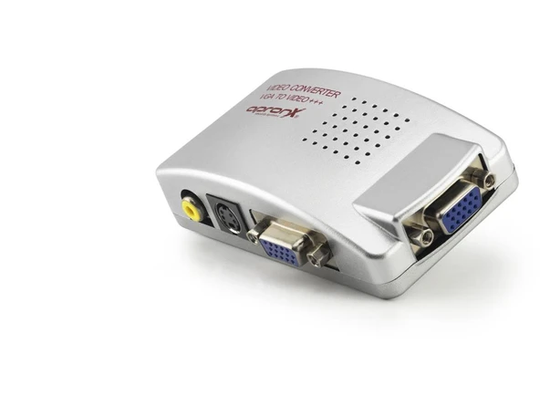 Vga To Av Görüntü Dönüştürücü Gri APX895 ürün görseli 1