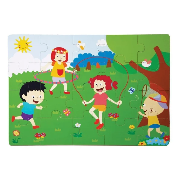 CS-1276 İLKBAHAR AHŞAP YER PUZZLE ürün görseli 1