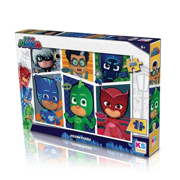 PJM113 KS PJ Masks / 200 Parça Puzzle ürün görseli 1