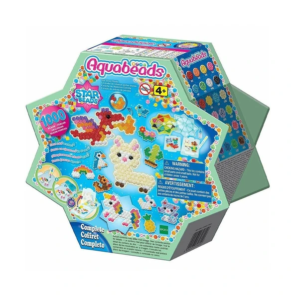 31601 AquaBeads StarBead Başlangıç Seti 1000 parça boncuk +4 yaş ürün görseli 1