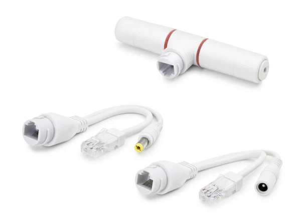 Poe Combiner Mux 2 In 1 Rj45 Veri + Güç Birleştirici Adaptör - Beyaz HDX5550 ürün görseli 1