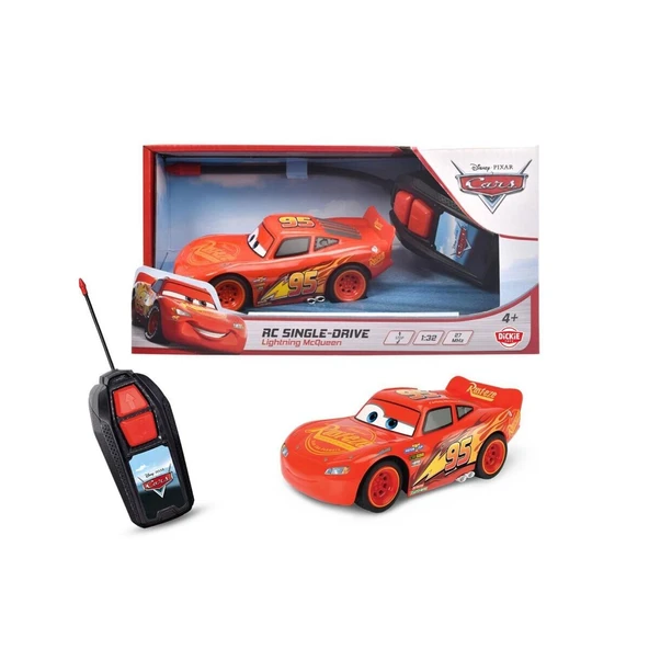 203081008 RC Cars Lightning McQueen 1:32  1 channel 27 MHz forward-straight ürün görseli 1