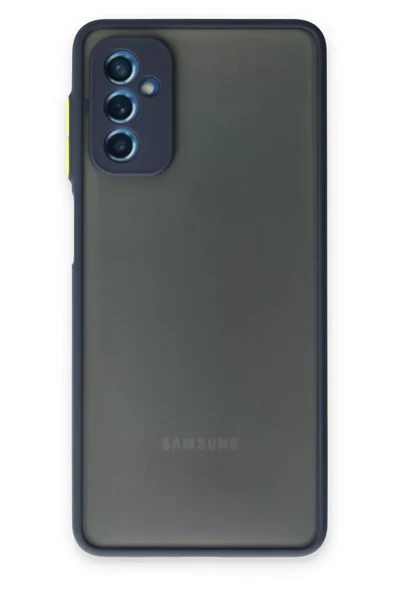 Newface Samsung Galaxy M52 5G Kılıf Montreal Silikon Kapak - Lacivert ürün görseli 1
