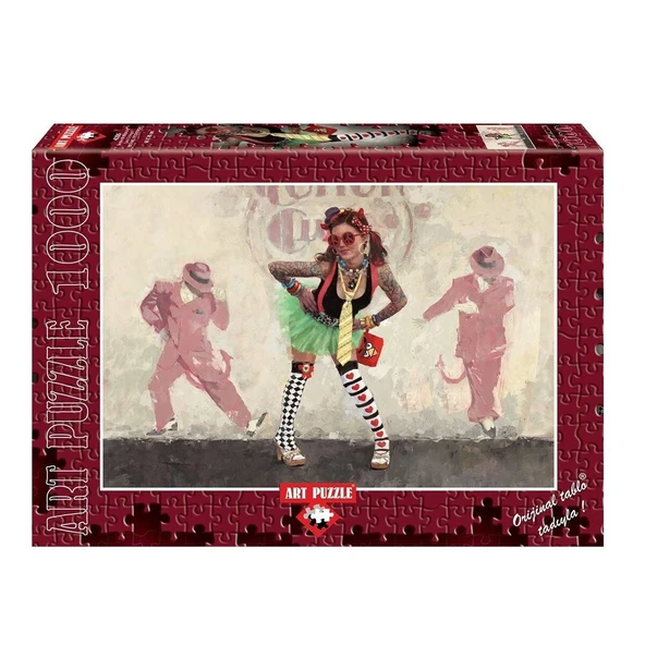 4355 Art Puzzle Şeytan Mı? Melek Mi? 1000 Parça Puzzle ürün görseli 1