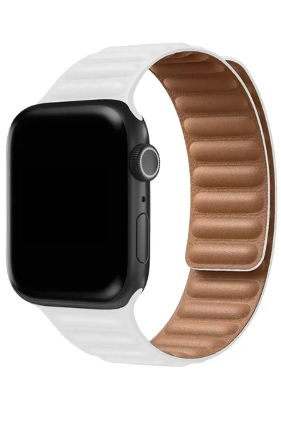 Newface Apple Watch 42mm Loop Kordon - Beyaz ürün görseli 1