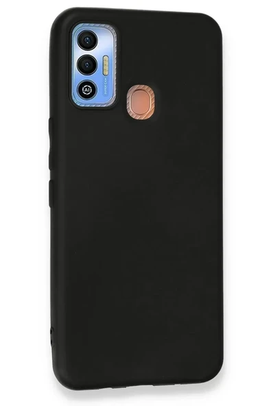 Newface Tecno Spark 7T Kılıf First Silikon - Siyah - Resim 2