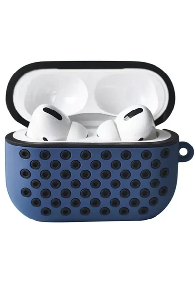 Newface Apple Airpods Pro 2 (2.nesil) Spor Delikli Kılıf - Lacivert-Siyah ürün görseli 1