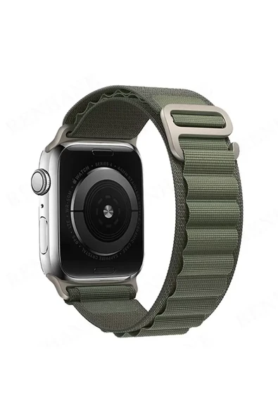 Newface Apple Watch 38mm Mountain Kordon - Yeşil ürün görseli 1