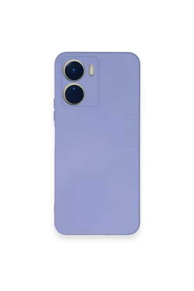 Newface Vivo Y16 Kılıf Nano içi Kadife Silikon - Lila ürün görseli 1
