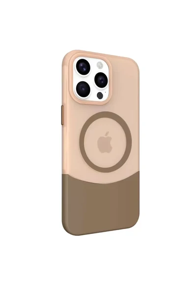 Joko Apple iPhone 15 Pro Max PC Suit Magsafe Kapak - Kahverengi ürün görseli 1
