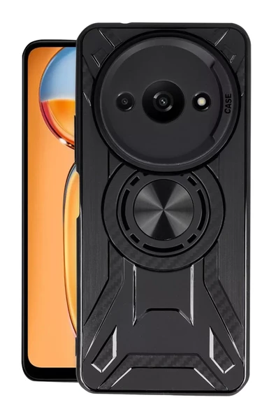Newface Xiaomi Redmi A3 4G Kılıf Lincoln Silikon - Siyah ürün görseli 1