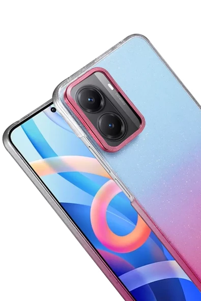 Newface Xiaomi Poco X7 Pro Glossy Kapak - Pembe - Resim 3