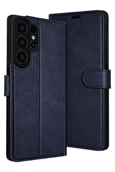 Newface Samsung Galaxy S26 Ultra Trend S Plus Kapaklı Kılıf - Lacivert ürün görseli 1