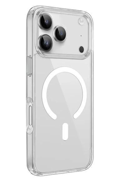 Newface Apple iPhone 17 Pro Kılıf Pc Real Magsafe Kapak - Şeffaf ürün görseli 1
