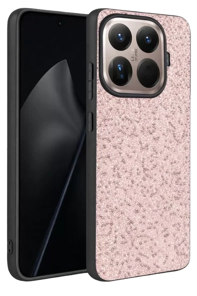 Onegif Xiaomi Mi 15T Pro Bright Simli Kapak - Pembe ürün görseli 1
