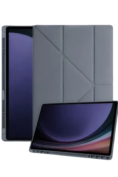 Newface Samsung Galaxy X730 Tab S11 Kalemlikli Mars Tablet Kılıfı - Koyu Gri ürün görseli 1