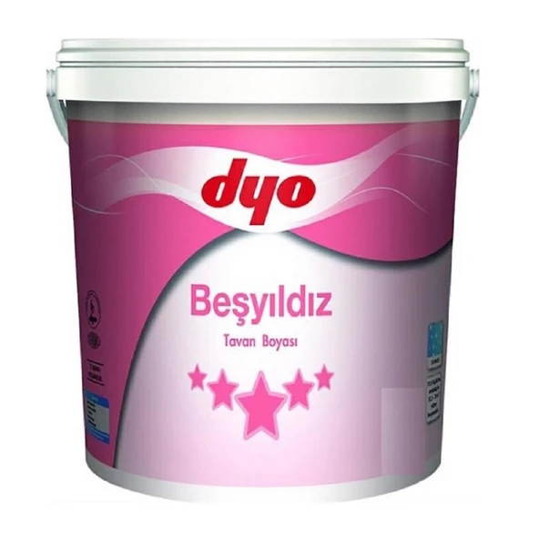 Dyo Beşyıldız Tavan Boyası 17.5 Kg Beyaz ürün görseli 1