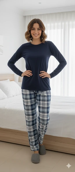 ŞERİCE Unisex Pamuklu İnce Nefes Alan kumaş Pijama Altı ürün görseli 1