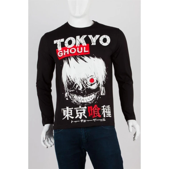 Tokyo Ghoul Unisex Pamuklu Regular Fit Siyah Tişört X-Small ürün görseli 1