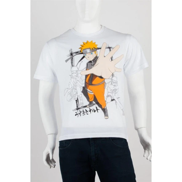 Naruto Uzumaki Unisex Pamuklu Regular Fit Tişört X-Large ürün görseli 1