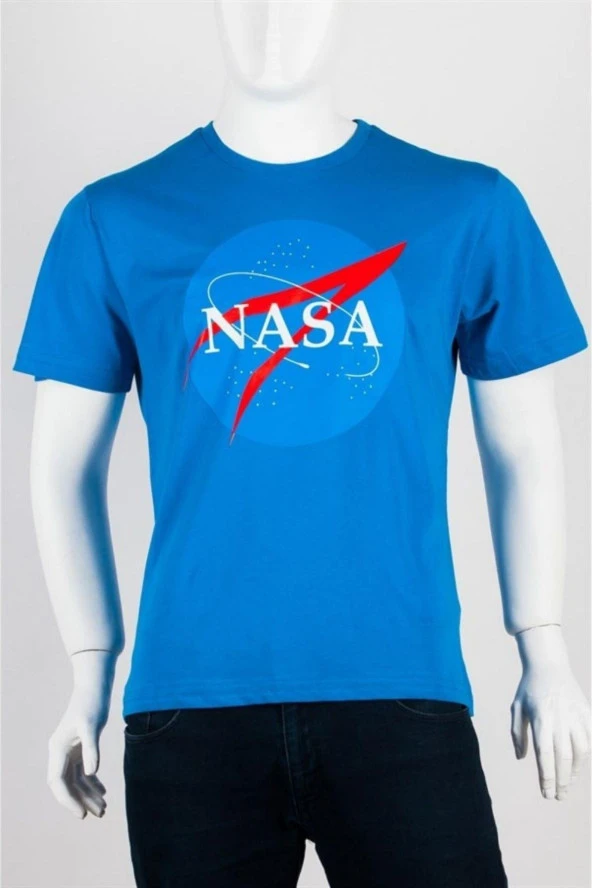 Nasa Unisex Pamuklu Regular Fit Tişört Small - Resim 4