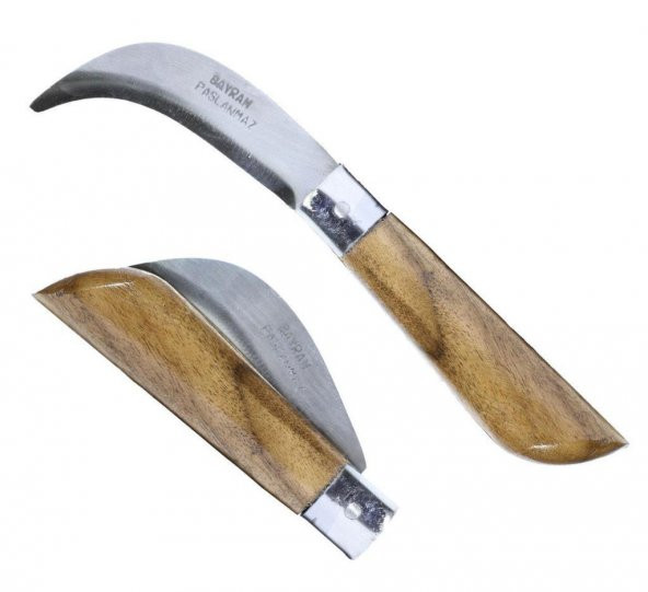Bayram Aşı Bıçağı Bağ Bıçağı Paslanmaz Ceviz Aşı Ekipmanı 22Cm No:3 ürün görseli 1