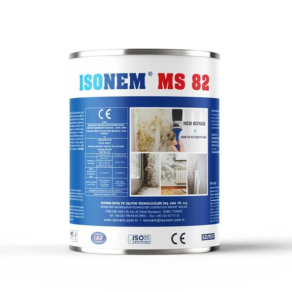 İsonem Ms 82 Rutubet Nem Küf Boyası 5 Kg Beyaz ürün görseli 1