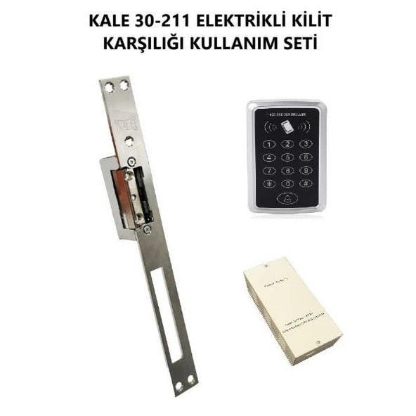 Kale 30-211 elektrikli kilit karşılığı kullanım seti ürün görseli 1