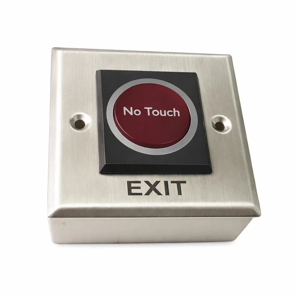 Marelli Sıva Üstü No Touch Uzaktan El Göstermeli İnfraredli İnox Çıkış Butonu ürün görseli 1