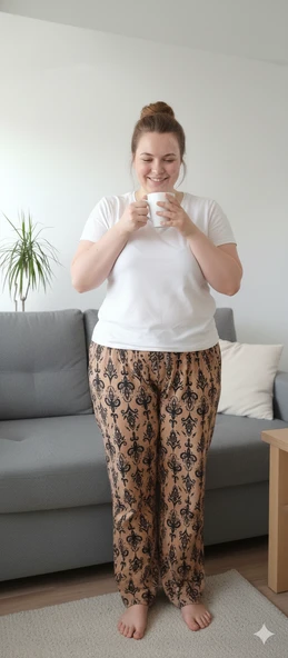 ŞERİCE Kadın büyük beden pijama altı (Ürün ölçüleri ürün açıklamalarında mevcuttur) 5