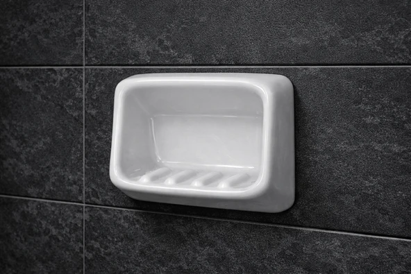 Serel Seramik Gömme Tip 15CMX15CM Katı Sabunluk  İKİ (2) ADET ürün görseli 1