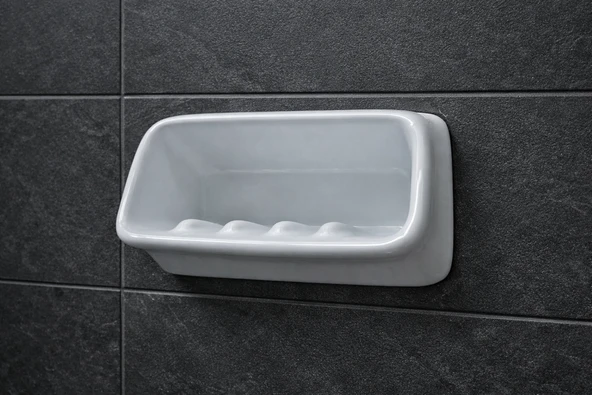Serel Seramik Gömme Tip 15CMX8CM Katı Sabunluk İKİ (2) ADET ürün görseli 1