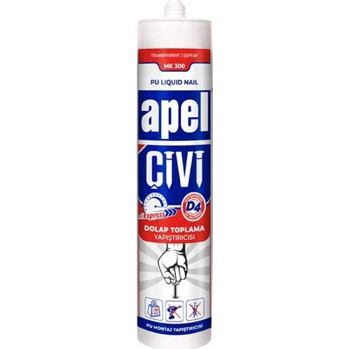 Apel sıvı çivi PU montaj kiti, D4 yapıştırıcı ürün görseli 1