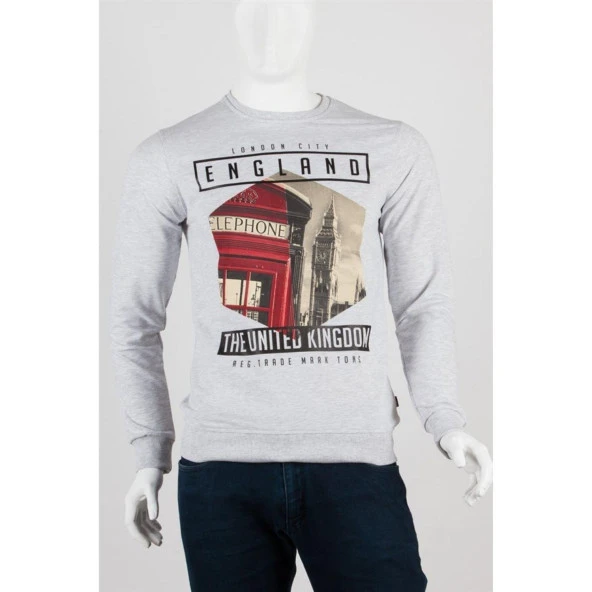 İngiltere Unisex Pamuklu Slim Fit Sweatshirt Small ürün görseli 1