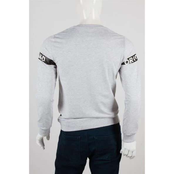 Danimarka Unisex Pamuklu Slim Fit Sweatshirt Medium - Resim 2