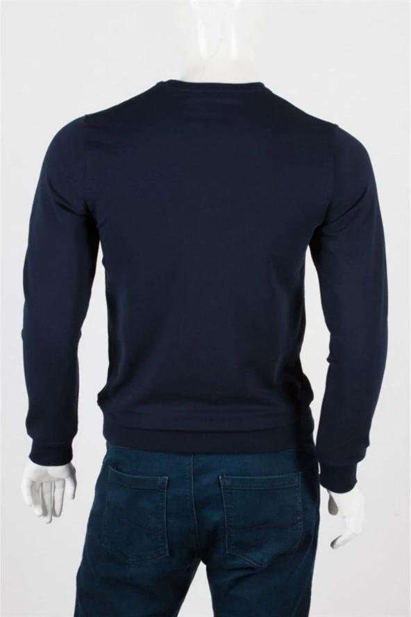 Sidney Unisex Pamuklu Slim Fit Sweatshirt Small - Resim 5