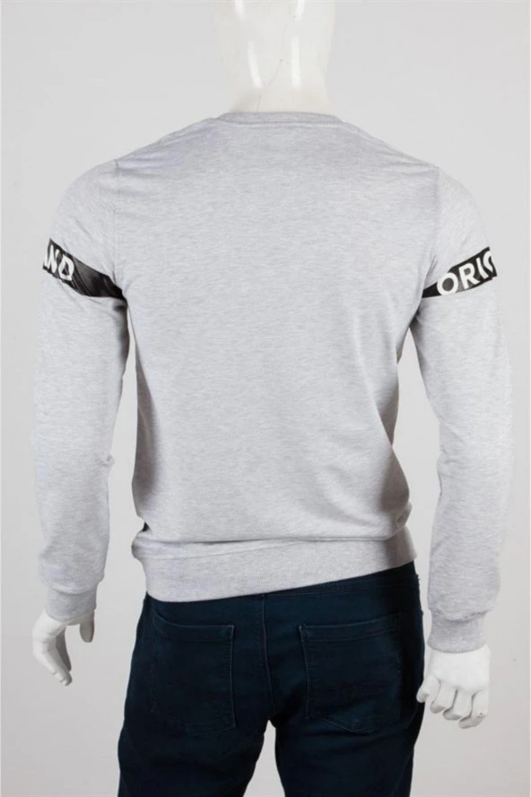 Danimarka Unisex Pamuklu Slim Fit Sweatshirt Medium - Resim 5