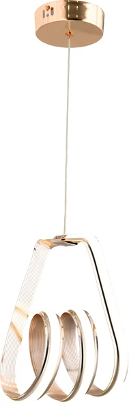 MİNA TEKLİ GOLD LED SARKIT AVİZE,3 RENK YANABİLEN MODERN AVİZE,SALON LED AVİZE ürün görseli 1