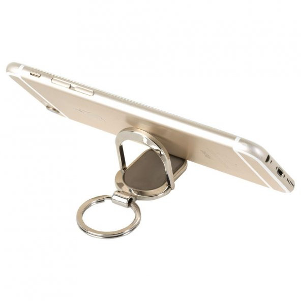 Telefon Standlı Metal Unisex Anahtarlık ürün görseli 1