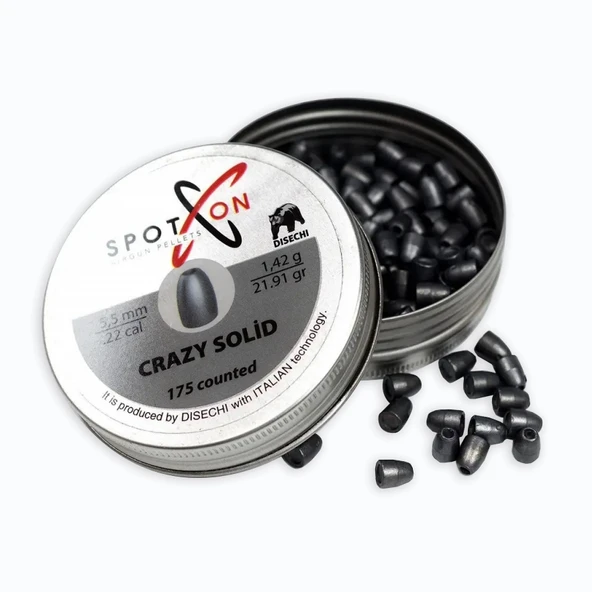 Spoton Crazy Solid Havalı Saçma 5.5 mm (175'li) ürün görseli 1