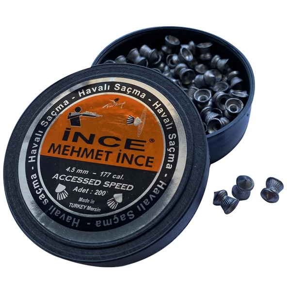 İnce Mehmet 4.5 mm Havalı Saçması (200'lü) ürün görseli 1